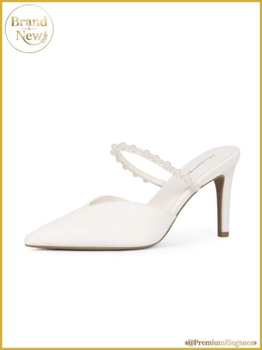 Pointed Toe Ankle Strap Stiletto Heels for Women Closed Toe Dress Party Pumps